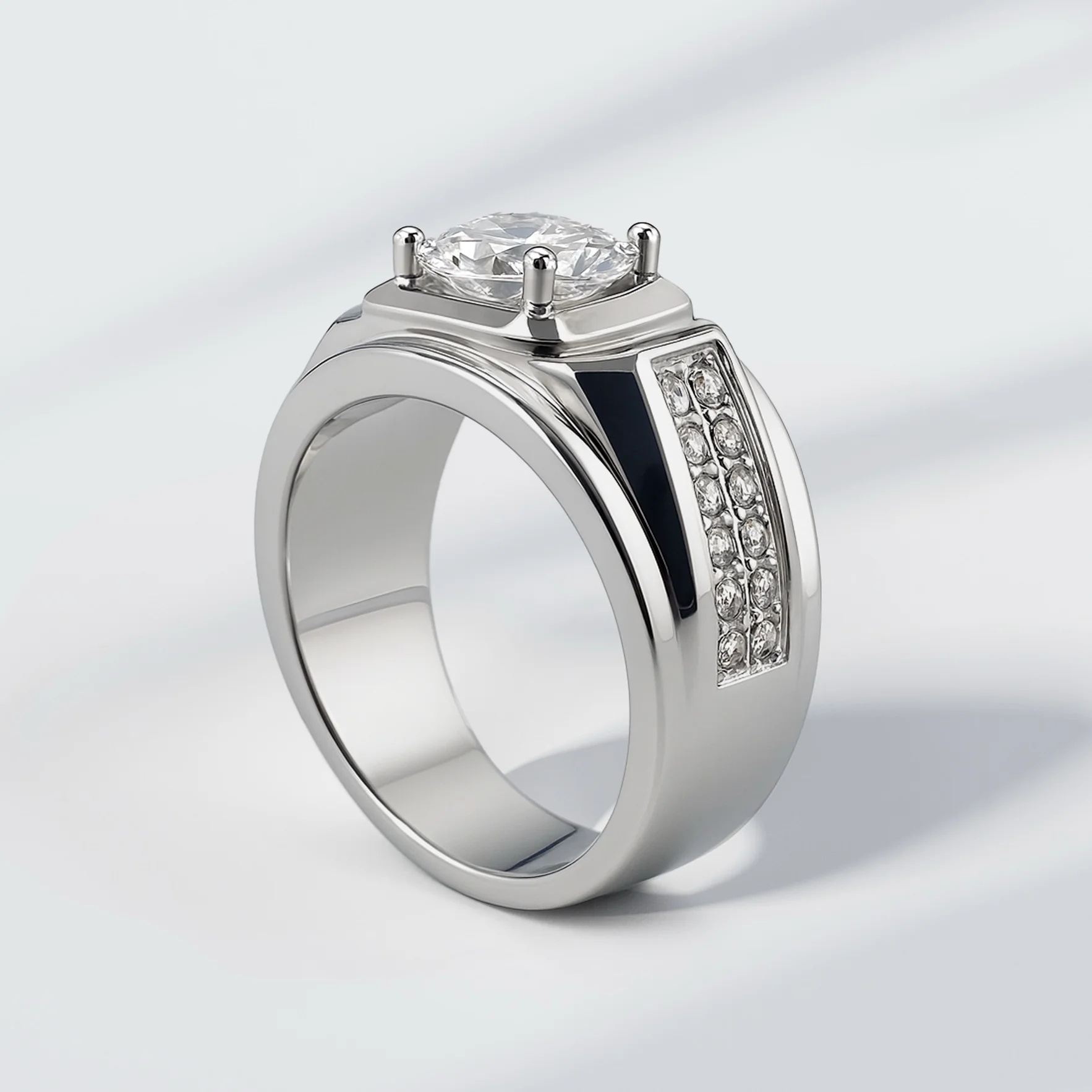 Bague EMIR Homme Acier Inoxydable - Maison ZAFIR