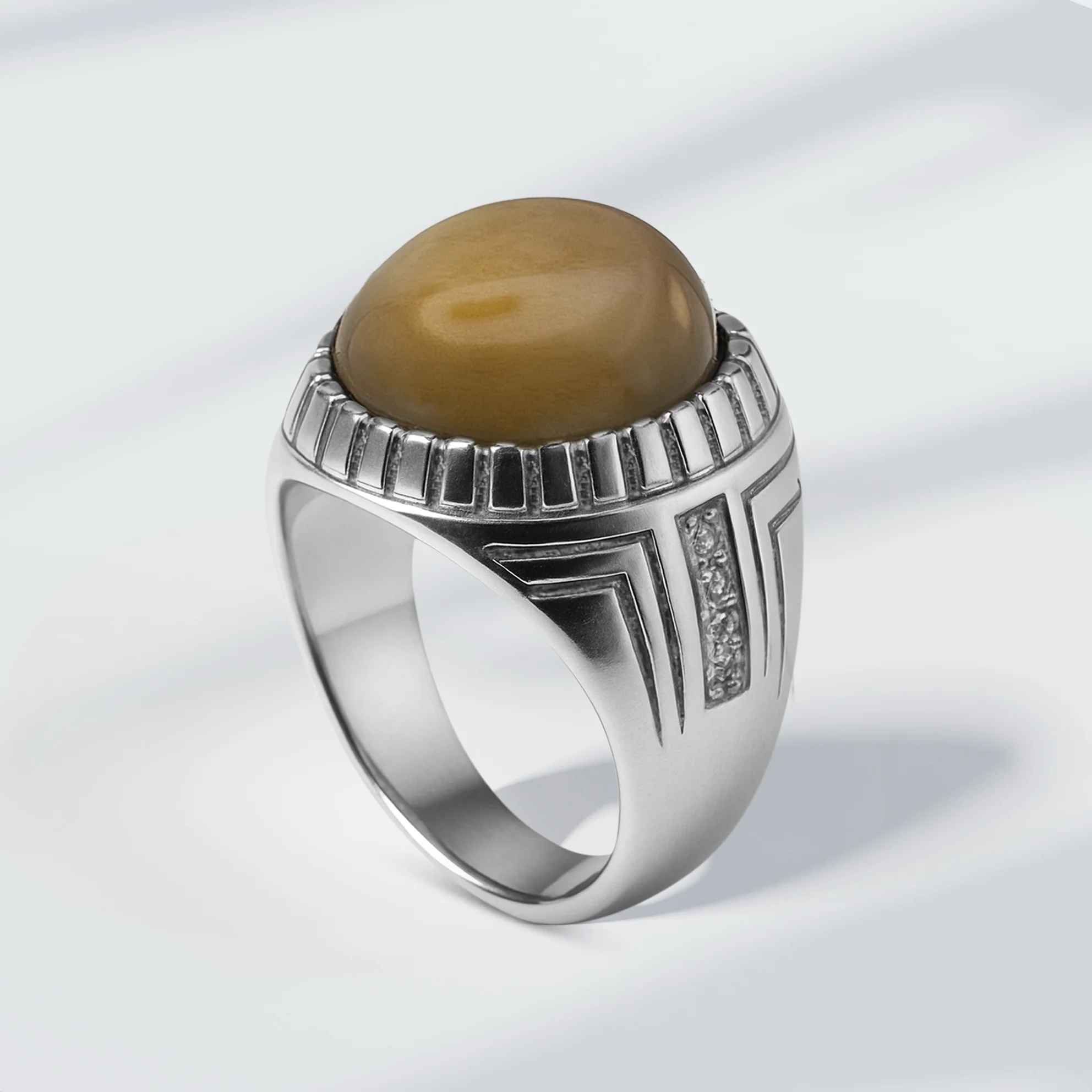 Bague SULTAN Homme Acier Inoxydable - Maison ZAFIR