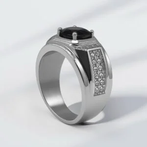 Bague EMIR Homme Acier Inoxydable - Maison ZAFIR