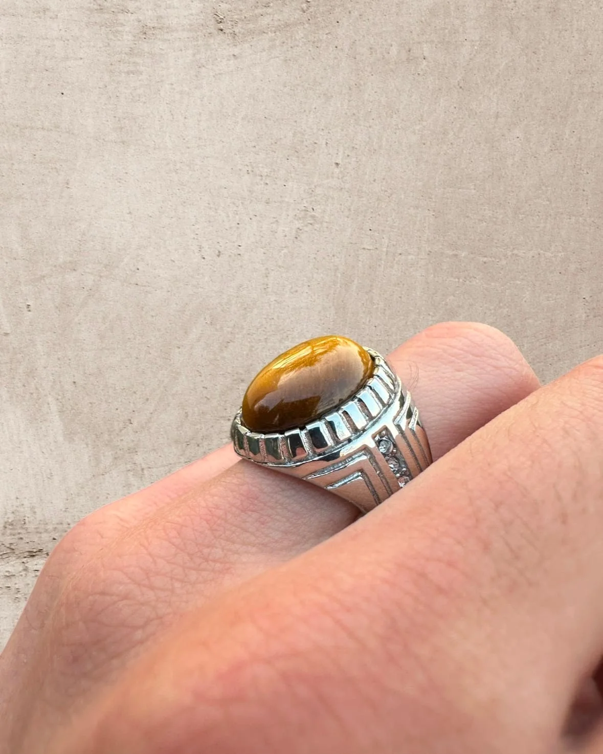 Bague SULTAN Homme Acier Inoxydable - Maison ZAFIR