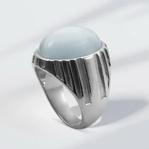 Bague QAMARI Homme Acier Inoxydable - Maison ZAFIR